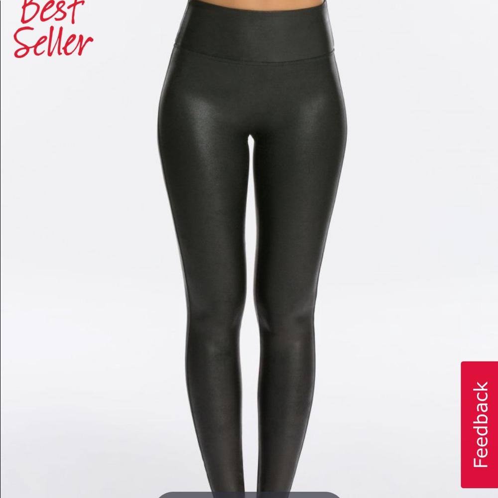 Spanx Faux Leather Leggings